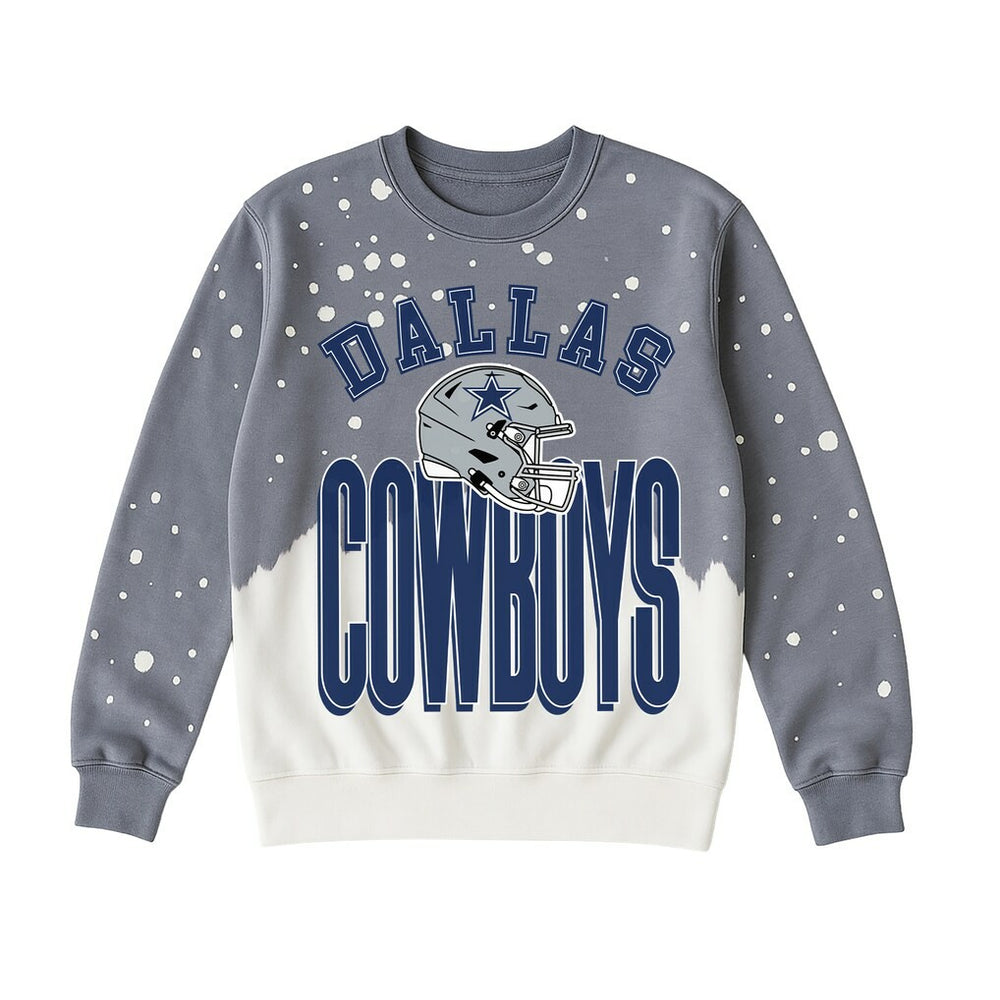 Gameday Couture Women's Arch Rivals Faded Wash Sweatshirt - Dallas Cowboys