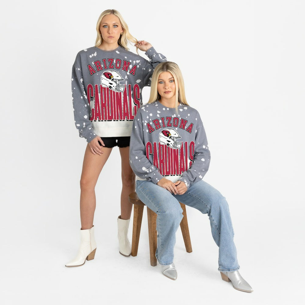 Gameday Couture Women's Arch Rivals Faded Wash Sweatshirt - Arizona Cardinals