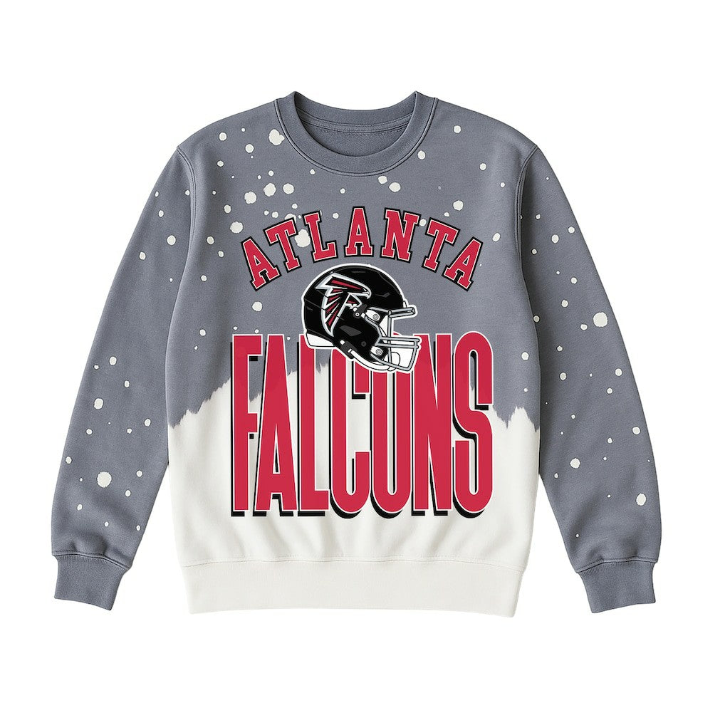 Gameday Couture Women's Arch Rivals Faded Wash Sweatshirt - Atlanta Falcons