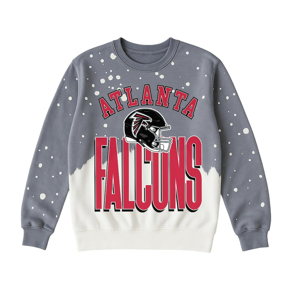 Gameday Couture Women's Arch Rivals Faded Wash Sweatshirt - Atlanta Falcons
