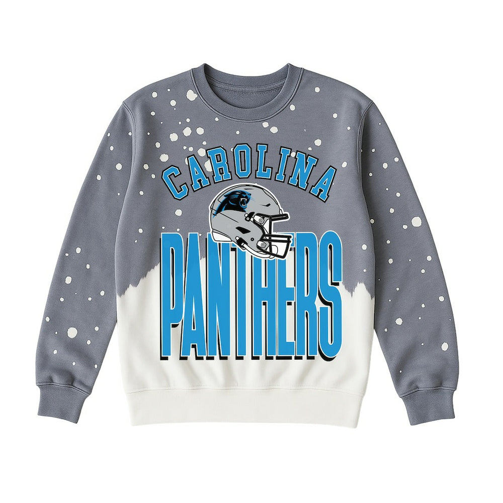 Gameday Couture Women's Arch Rivals Faded Wash Sweatshirt - Carolina Panthers