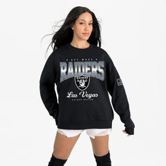 Gameday Couture Women's Powerhouse Play Premium Fleece Sweatshirt - Las Vegas Raiders