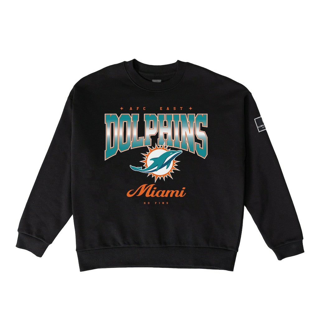 Gameday Couture Women's Powerhouse Play Premium Fleece Sweatshirt - Miami Dolphins