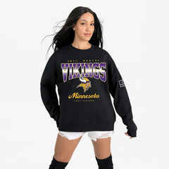 Gameday Couture Women's Powerhouse Play Premium Fleece Sweatshirt - Minnesota Vikings