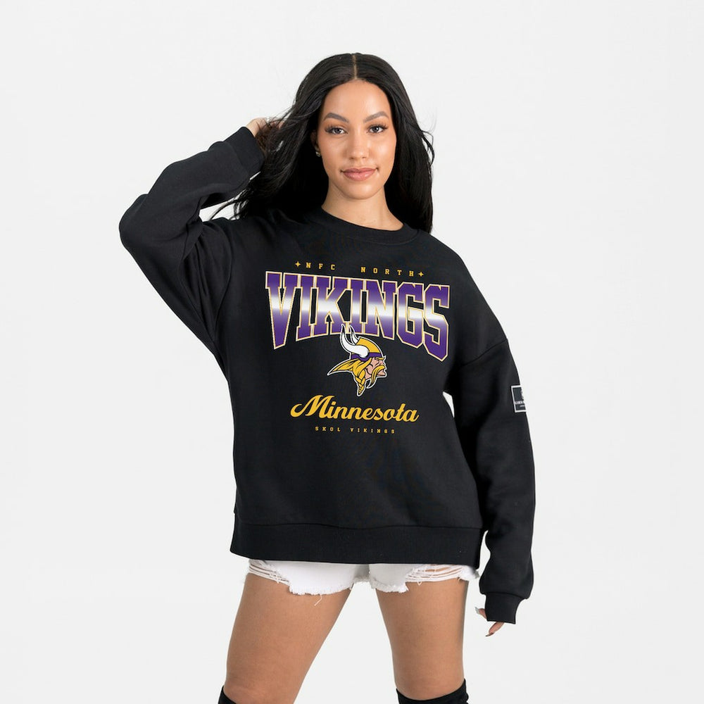 Gameday Couture Women's Powerhouse Play Premium Fleece Sweatshirt - Minnesota Vikings