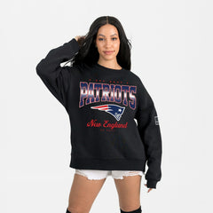 Gameday Couture Women's Powerhouse Play Premium Fleece Sweatshirt - New England Patriots