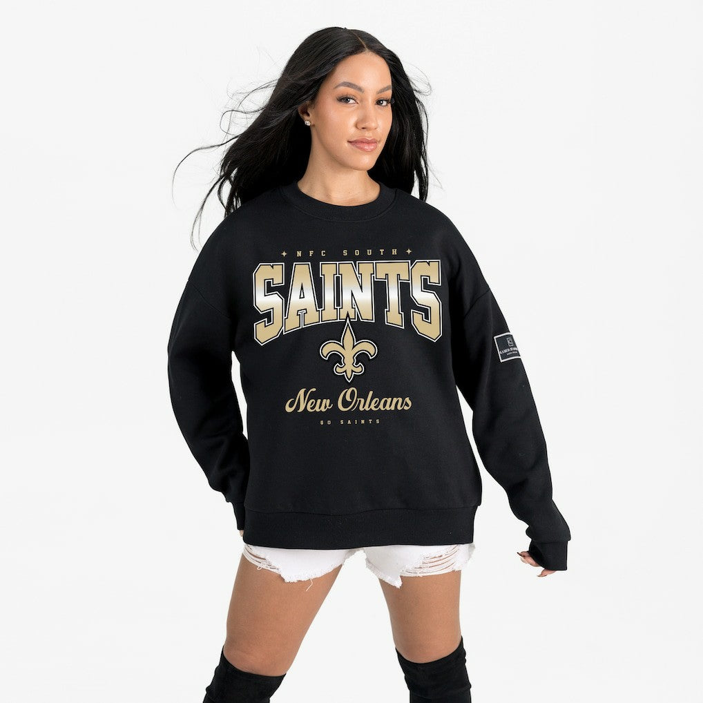 Gameday Couture Women's Powerhouse Play Premium Fleece Sweatshirt - New Orleans Saints