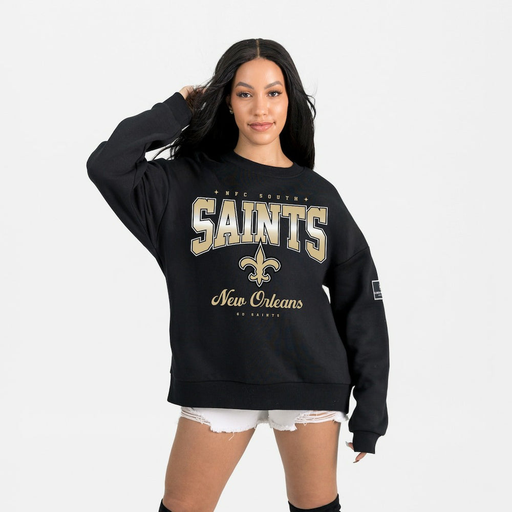 Gameday Couture Women's Powerhouse Play Premium Fleece Sweatshirt - New Orleans Saints