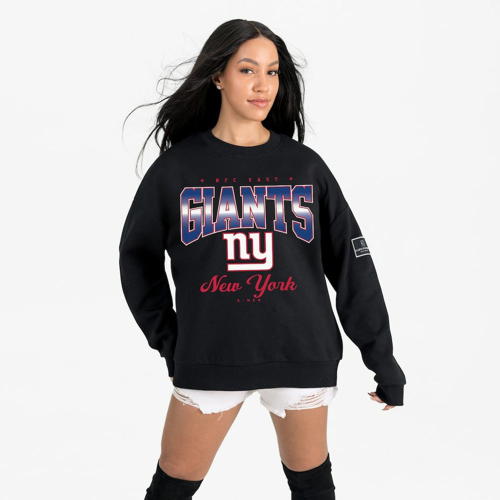 Gameday Couture Women's Powerhouse Play Premium Fleece Sweatshirt - New York Giants