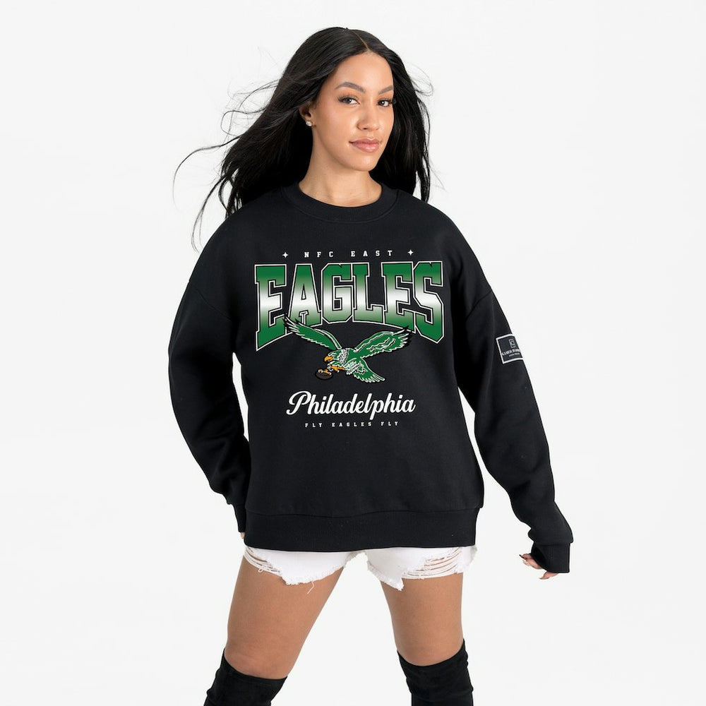 Gameday Couture Women's Powerhouse Play Premium Fleece Sweatshirt - Philadelphia Eagles