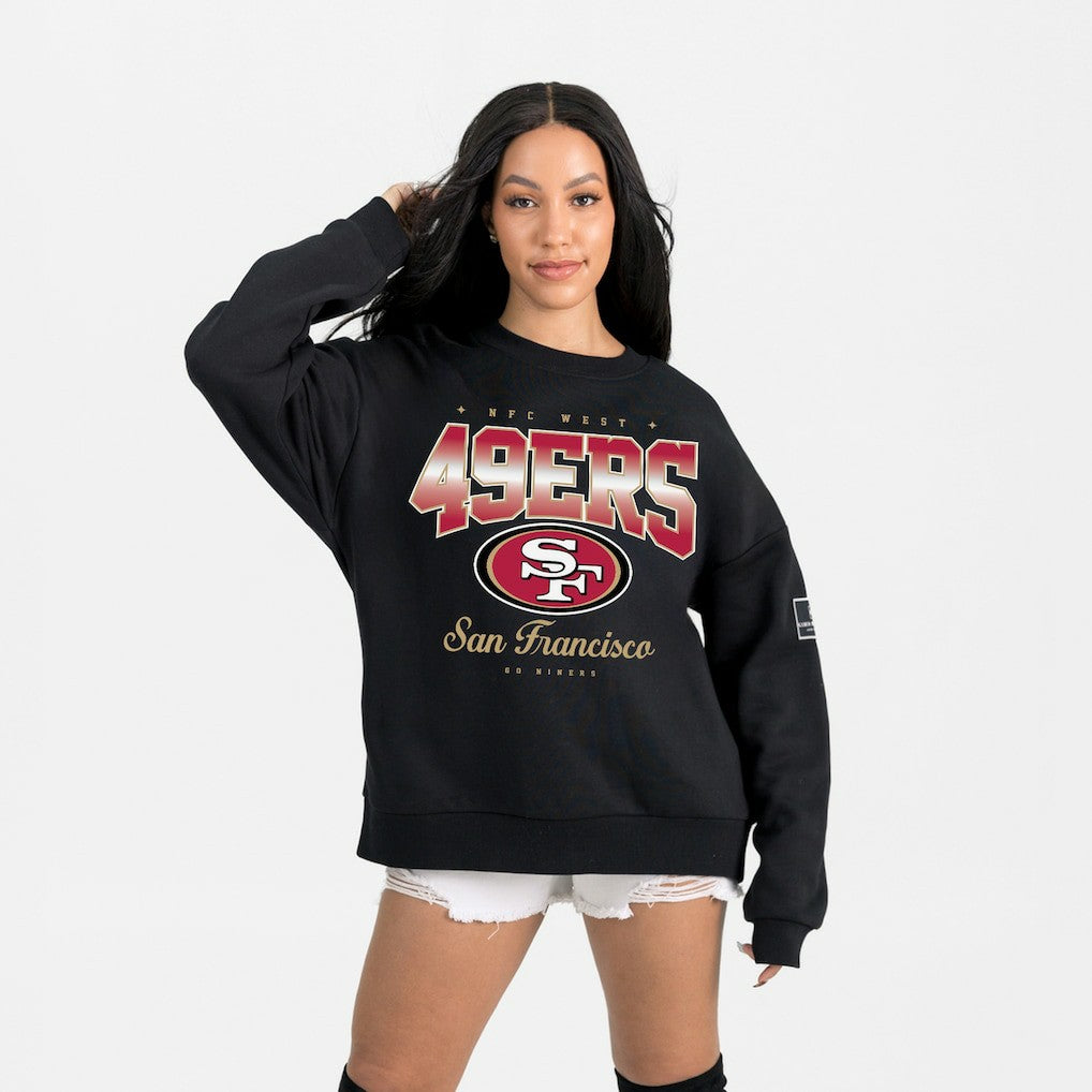 Gameday Couture Women's Powerhouse Play Premium Fleece Sweatshirt - San Francisco 49ers