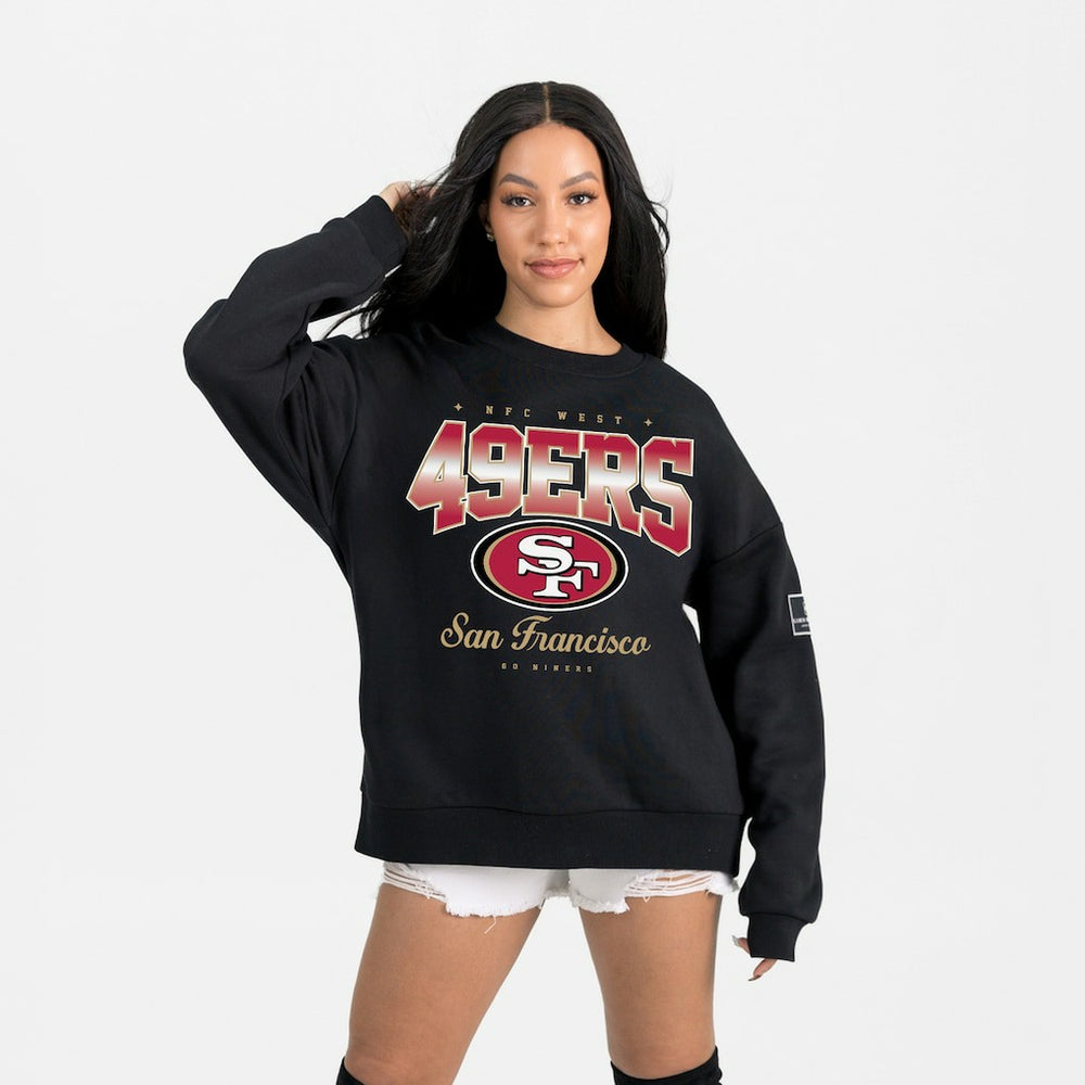 Gameday Couture Women's Powerhouse Play Premium Fleece Sweatshirt - San Francisco 49ers