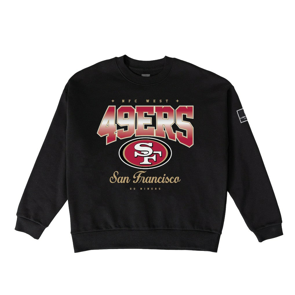 Gameday Couture Women's Powerhouse Play Premium Fleece Sweatshirt - San Francisco 49ers