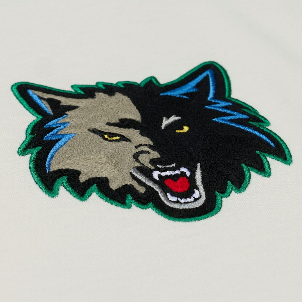 NBA Minnesota Timberwolves Hardwood Classics Chainstitch Premium T-Shirt