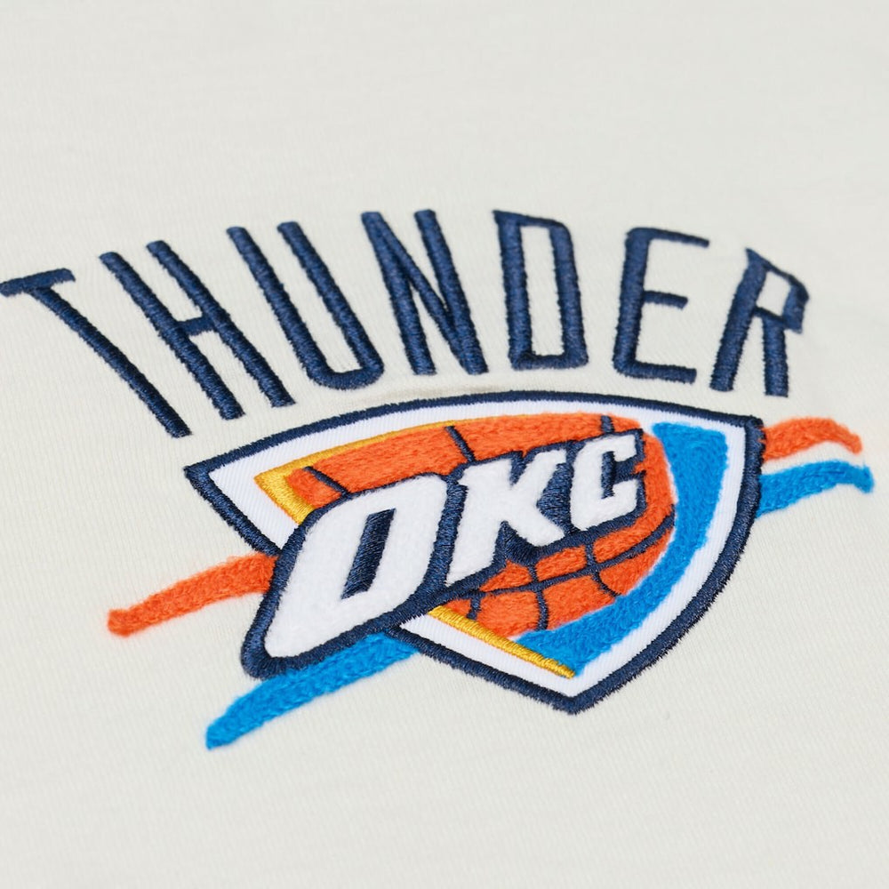 NBA Oklahoma City Thunder Hardwood Classics Chainstitch Premium T-Shirt
