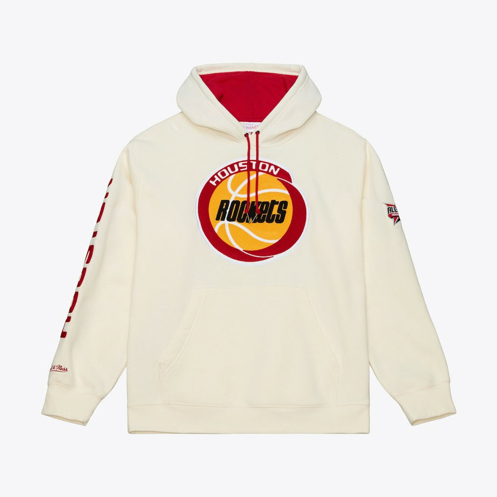 NBA Houston Rockets Hardwood Classics Chainstitch Premium Fleece Hoodie