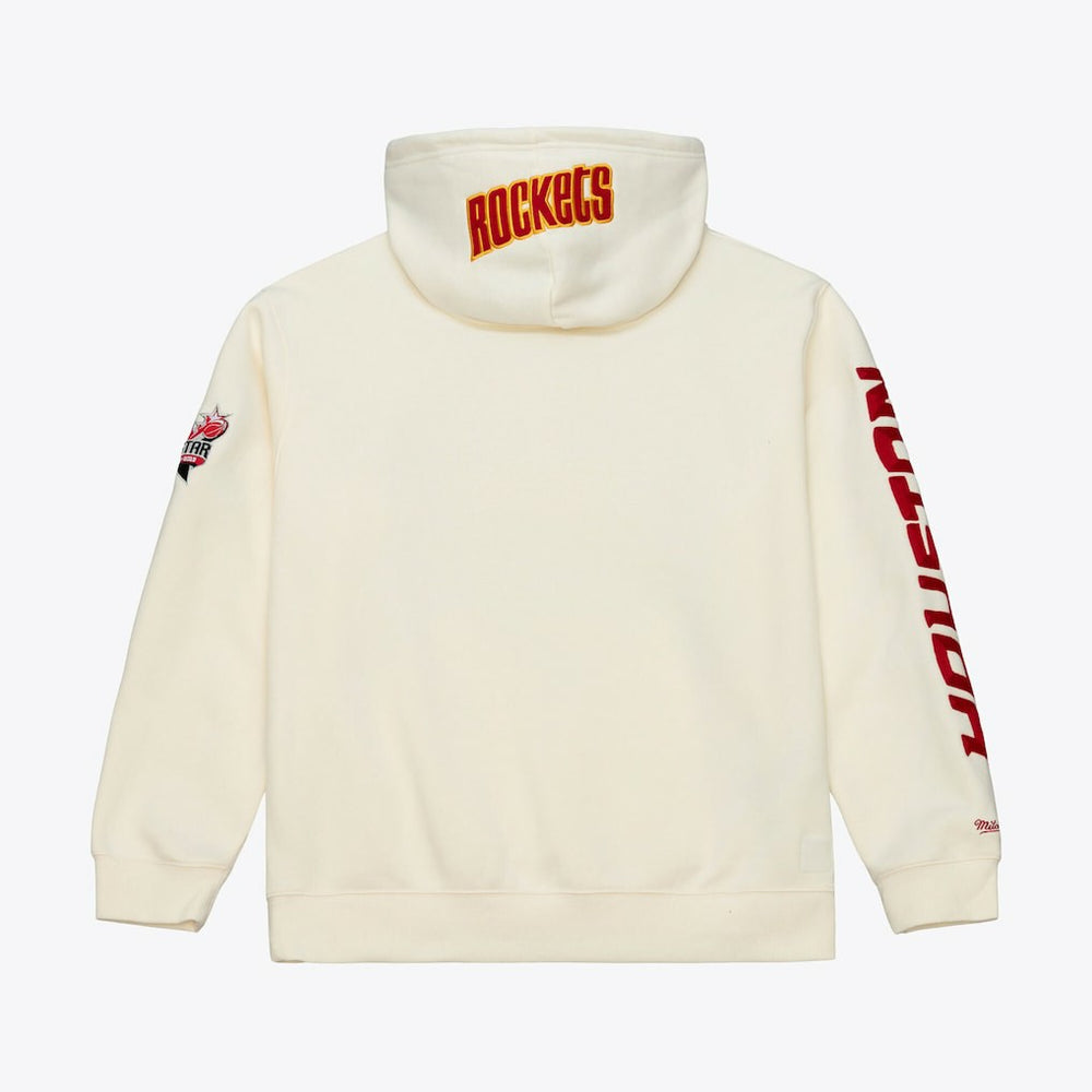 NBA Houston Rockets Hardwood Classics Chainstitch Premium Fleece Hoodie