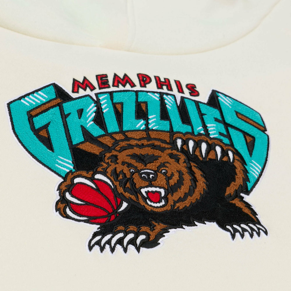 NBA Memphis Grizzlies Hardwood Classics Chainstitch Premium Fleece Hoodie