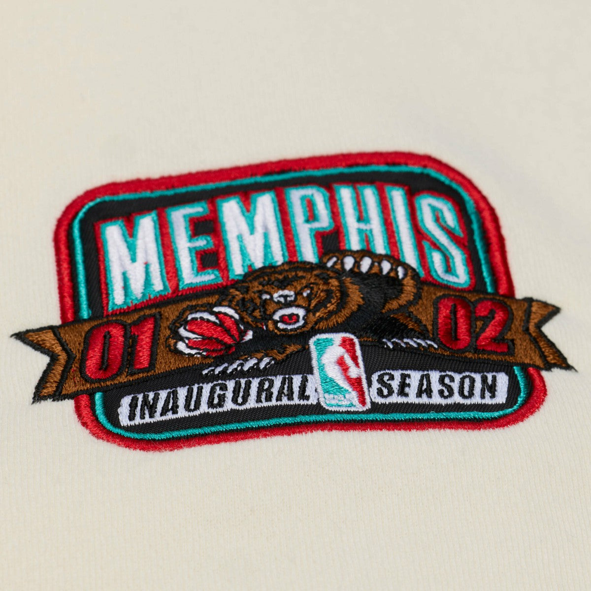 NBA Memphis Grizzlies Hardwood Classics Chainstitch Premium Fleece Hoodie
