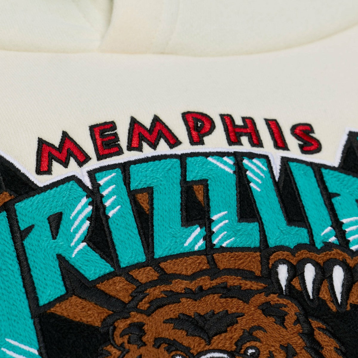 NBA Memphis Grizzlies Hardwood Classics Chainstitch Premium Fleece Hoodie