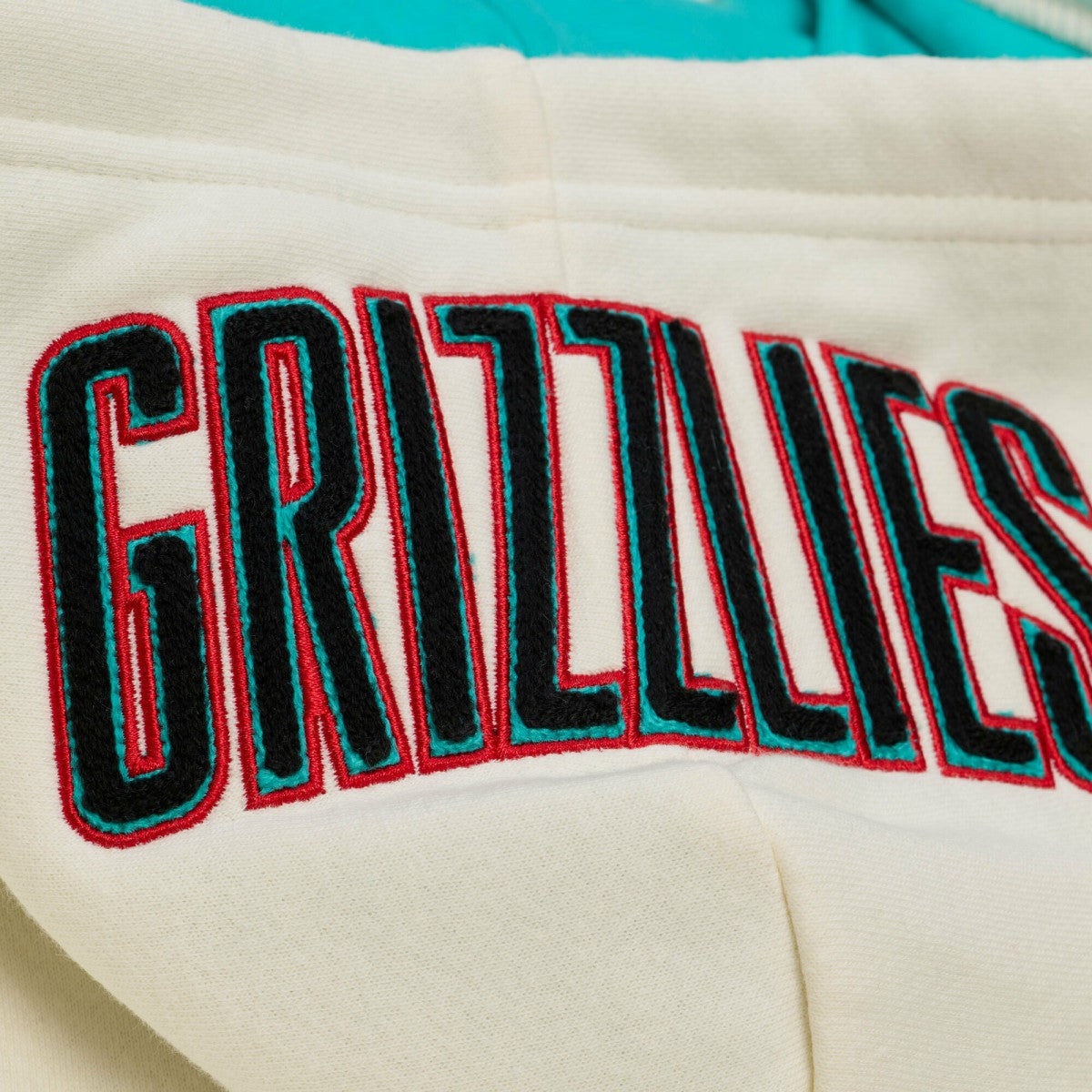 NBA Memphis Grizzlies Hardwood Classics Chainstitch Premium Fleece Hoodie