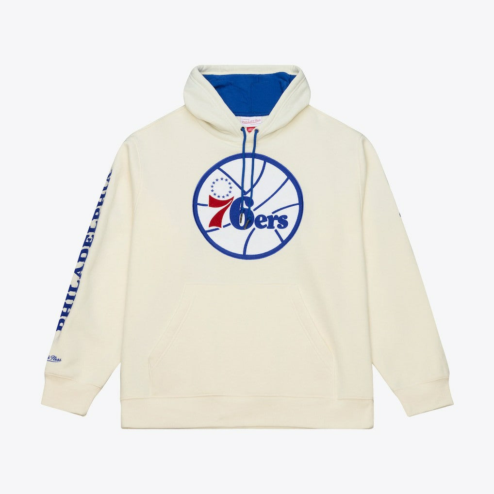 NBA Philadelphia 76ers Hardwood Classics Chainstitch Premium Fleece Hoodie