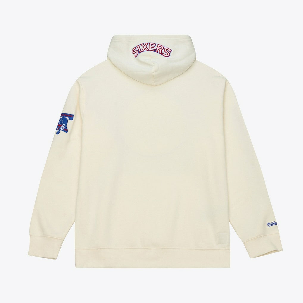 NBA Philadelphia 76ers Hardwood Classics Chainstitch Premium Fleece Hoodie