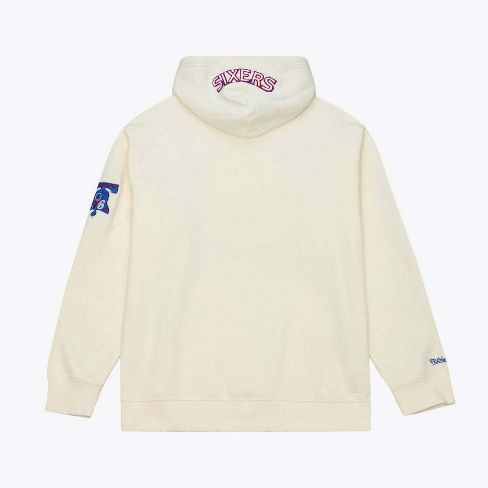 NBA Philadelphia 76ers Hardwood Classics Chainstitch Premium Fleece Hoodie