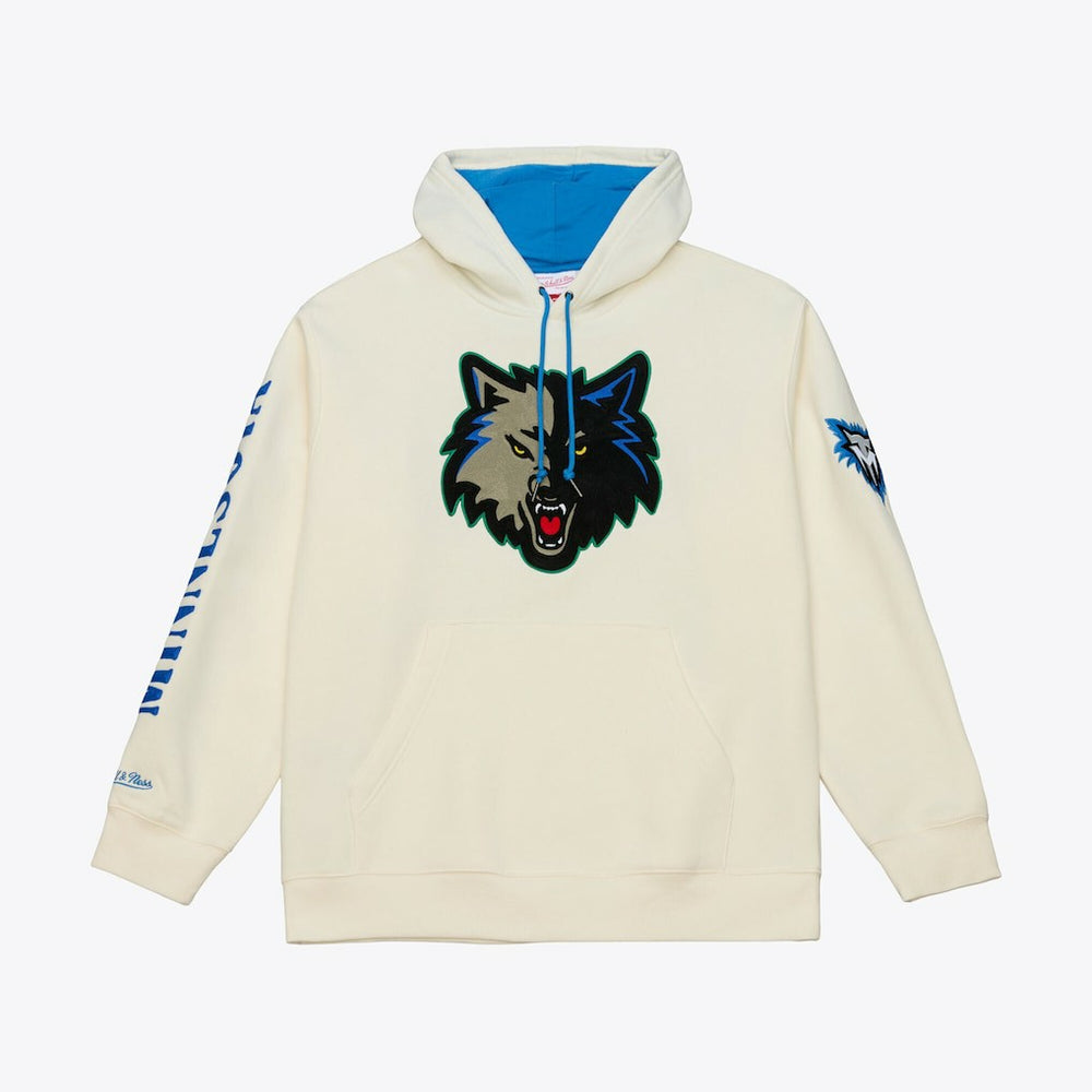 NBA Minnesota Timberwolves Hardwood Classics Chainstitch Premium Fleece Hoodie