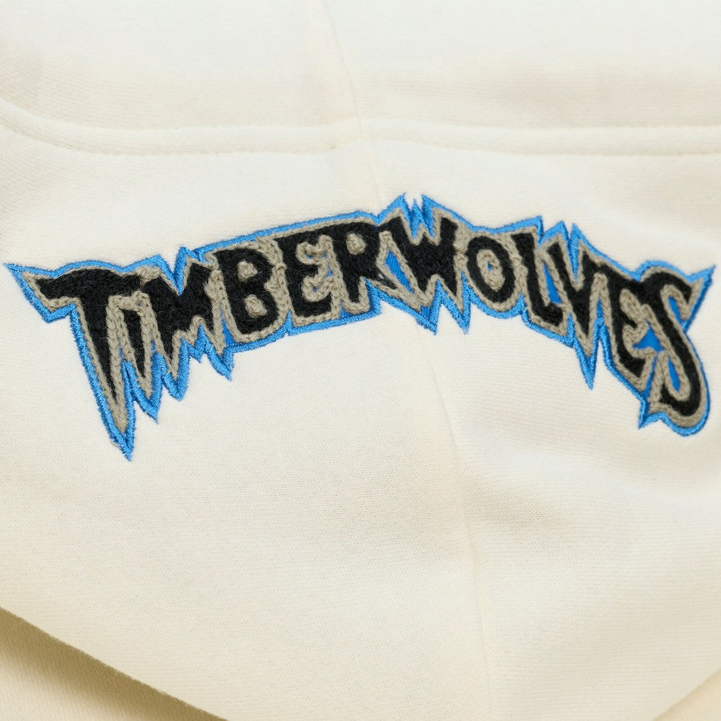 NBA Minnesota Timberwolves Hardwood Classics Chainstitch Premium Fleece Hoodie