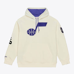 NBA Utah Jazz Hardwood Classics Chainstitch Premium Fleece Hoodie