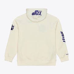 NBA Utah Jazz Hardwood Classics Chainstitch Premium Fleece Hoodie