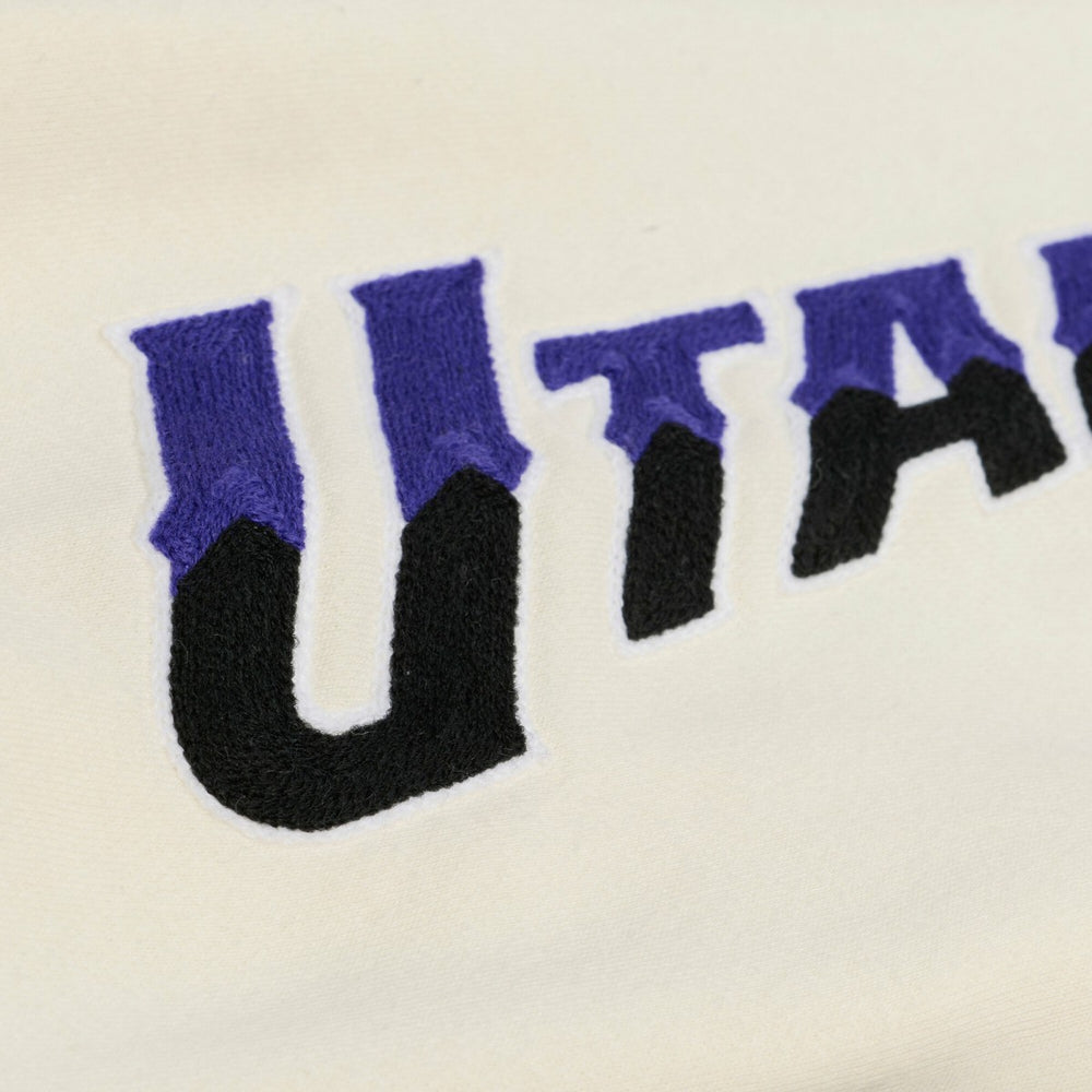 NBA Utah Jazz Hardwood Classics Chainstitch Premium Fleece Hoodie