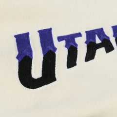 NBA Utah Jazz Hardwood Classics Chainstitch Premium Fleece Hoodie