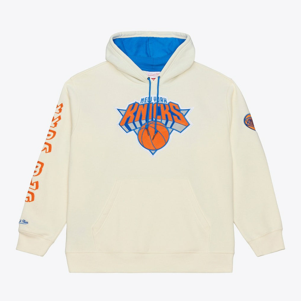 NBA New York Knicks Hardwood Classics Chainstitch Premium Fleece Hoodie