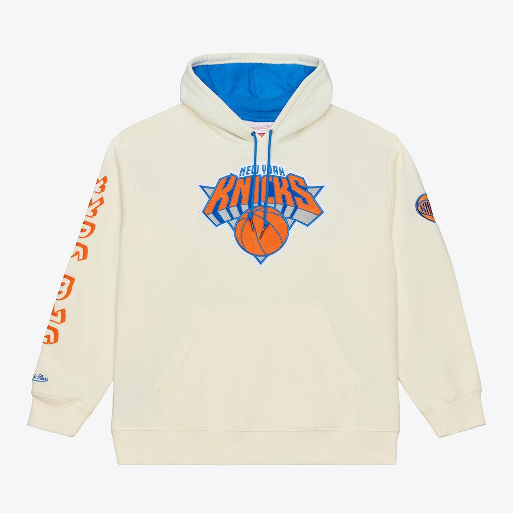 NBA New York Knicks Hardwood Classics Chainstitch Premium Fleece Hoodie