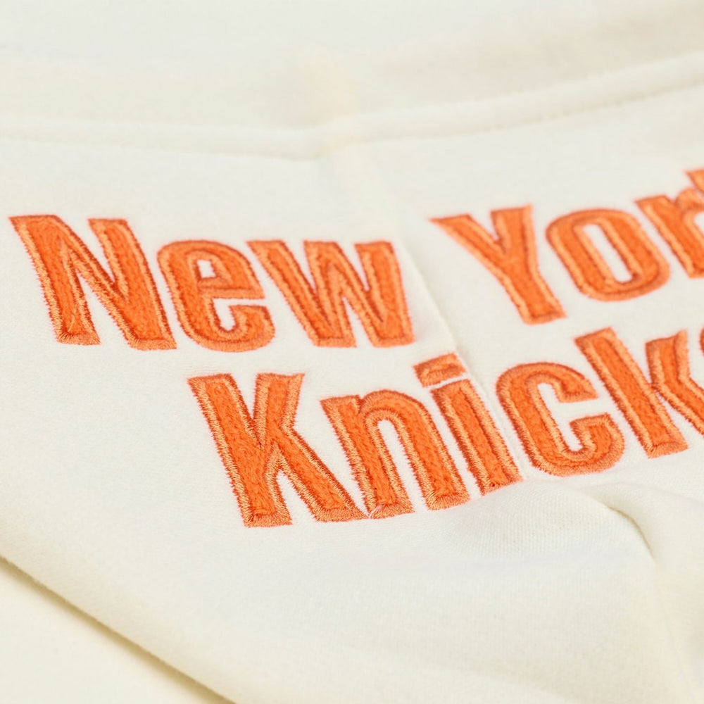NBA New York Knicks Hardwood Classics Chainstitch Premium Fleece Hoodie