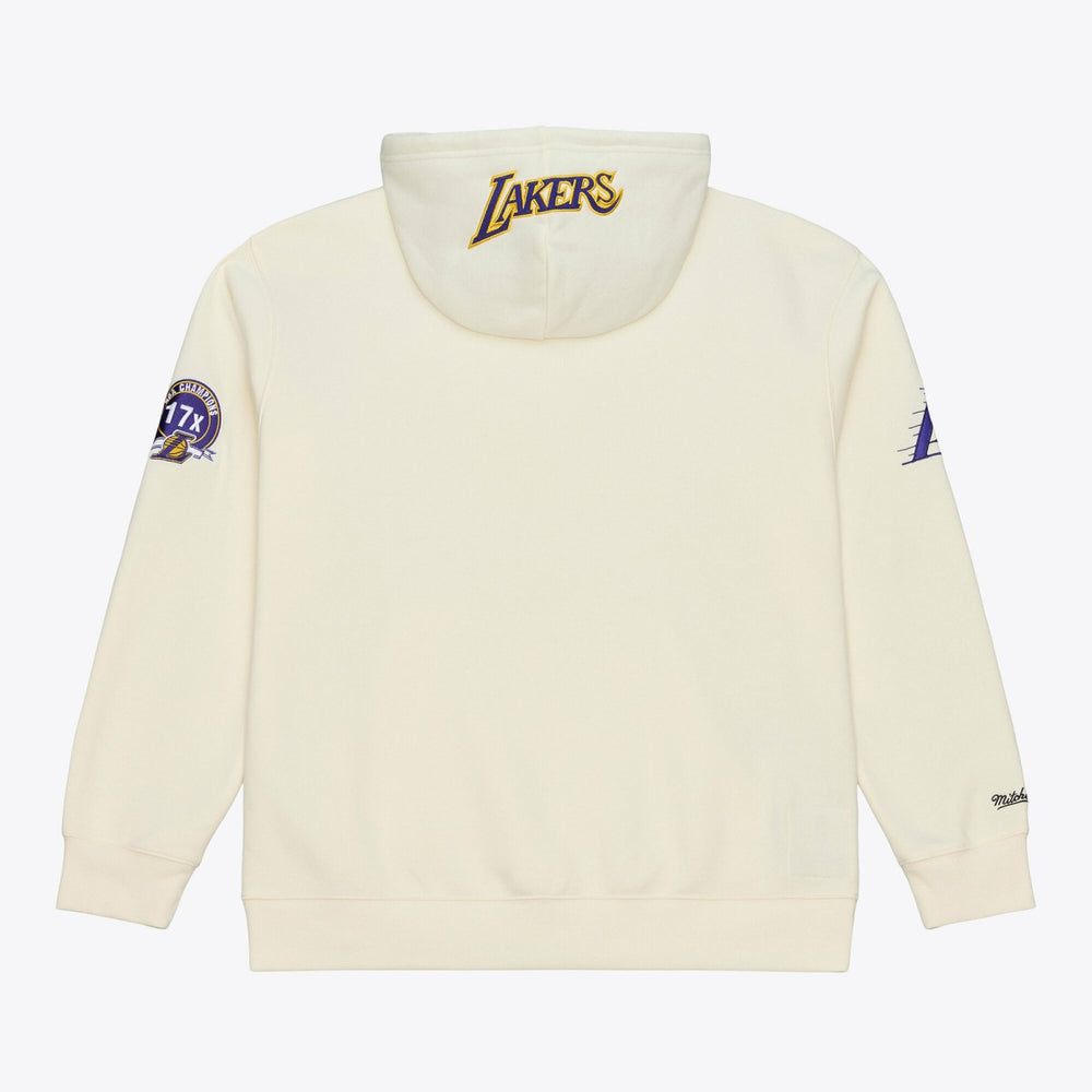 NBA Los Angeles Lakers Hardwood Classics Chainstitch Premium Fleece Hoodie