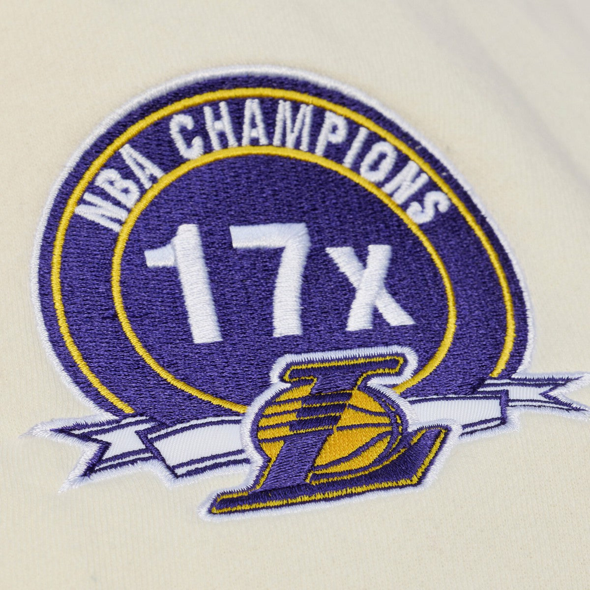 NBA Los Angeles Lakers Hardwood Classics Chainstitch Premium Fleece Hoodie