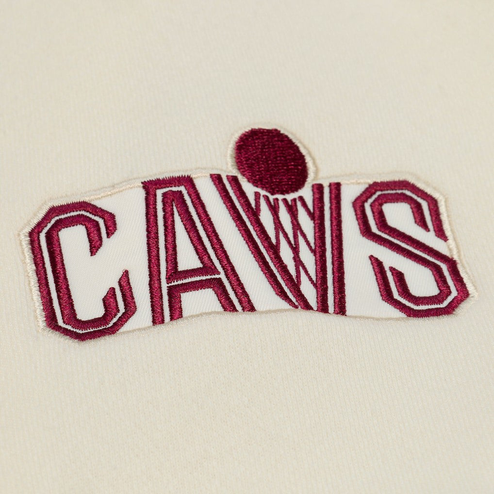 NBA Cleveland Cavaliers Hardwood Classics Chainstitch Premium Fleece Hoodie sale