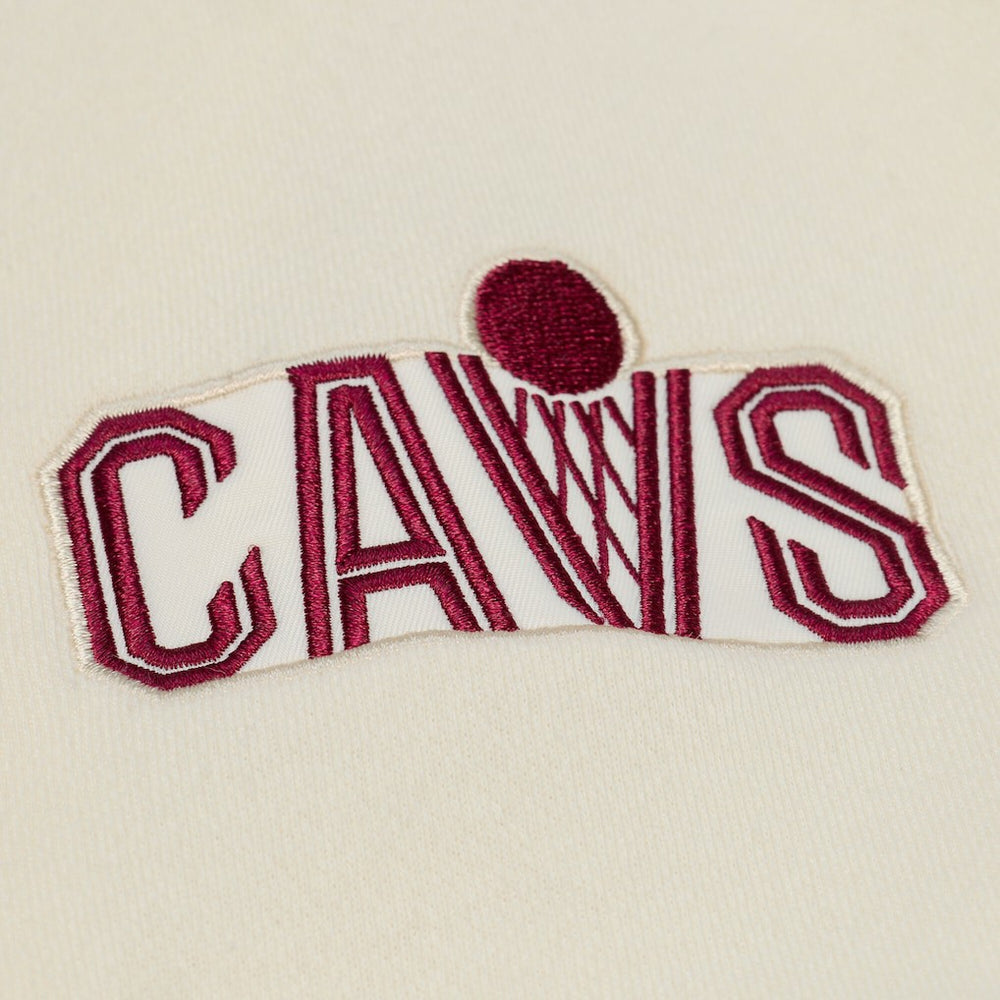 NBA Cleveland Cavaliers Hardwood Classics Chainstitch Premium Fleece Hoodie sale