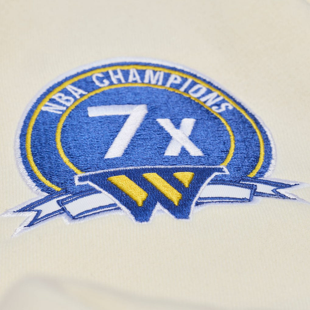 NBA Golden State Warriors Hardwood Classics Chainstitch Premium Fleece Hoodie sale