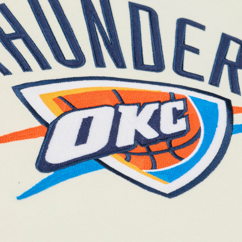 NBA Oklahoma City Thunder Hardwood Classics Chainstitch Premium Fleece Hoodie