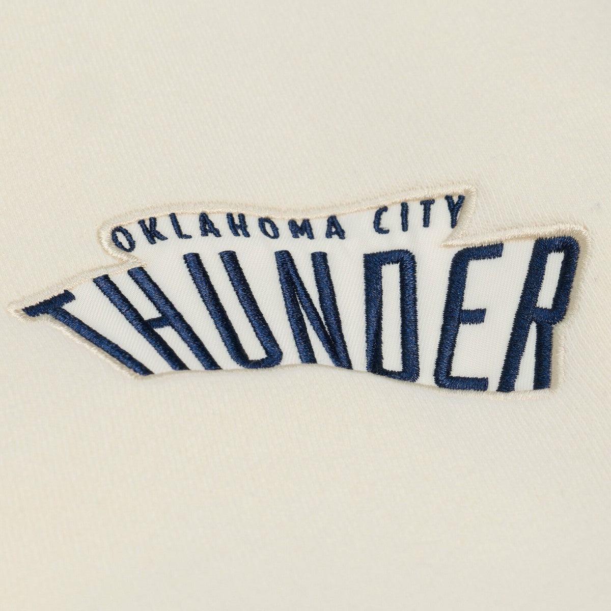 NBA Oklahoma City Thunder Hardwood Classics Chainstitch Premium Fleece Hoodie
