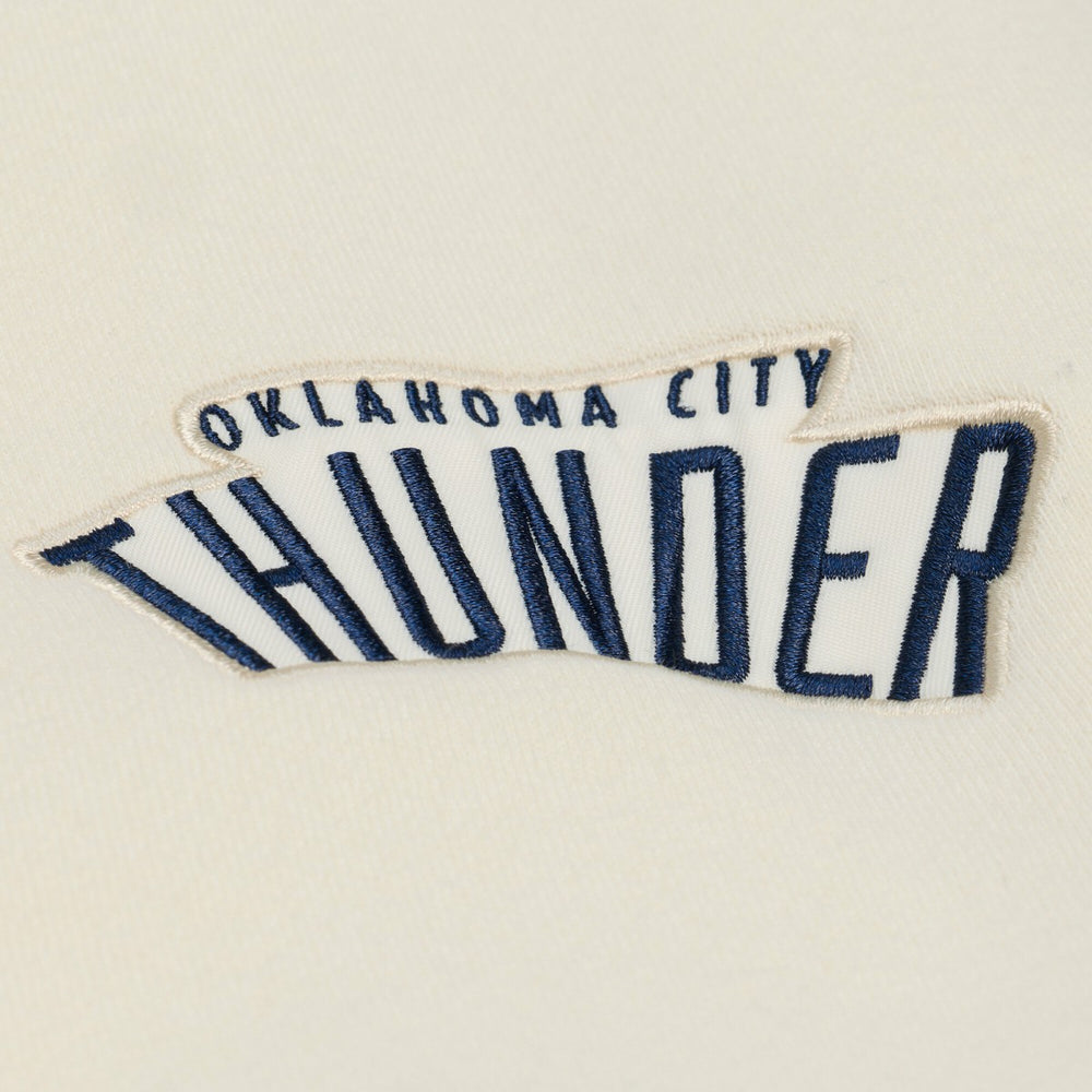 NBA Oklahoma City Thunder Hardwood Classics Chainstitch Premium Fleece Hoodie