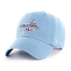 NHL Light Blue Washington Capitals '47 Cherry Blossom Alternate Clean Up Adjustable Hat