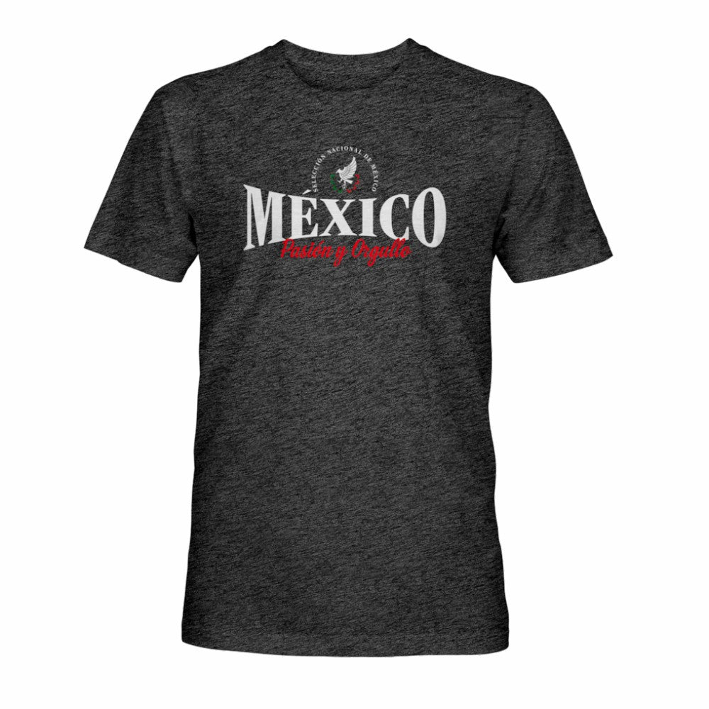 Mexico National Team 1863FC Athletic Wordmark Vintage Tri-Blend T-Shirt -  Black