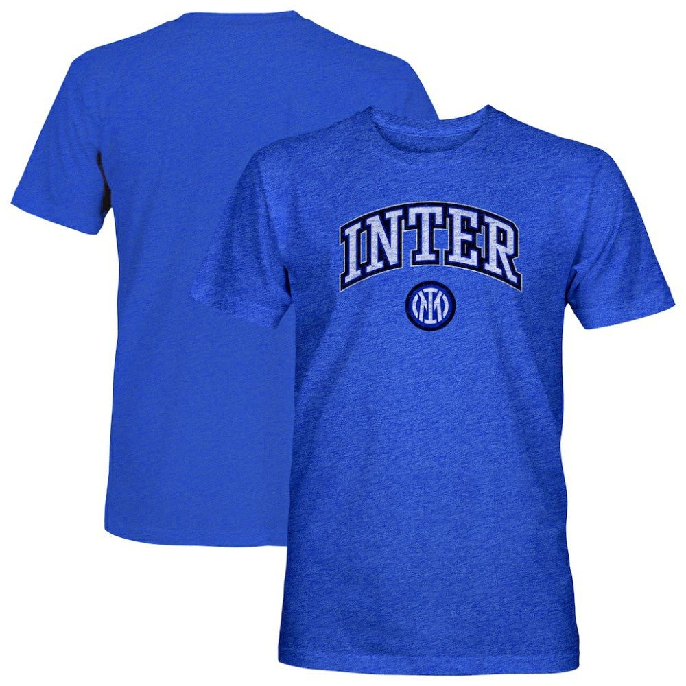 Inter Milan 1863FC Athletic Wordmark Vintage Tri-Blend T-Shirt -  Blue