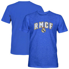 Real Madrid 1863FC Athletic Wordmark Vintage Tri-Blend T-Shirt -  Blue