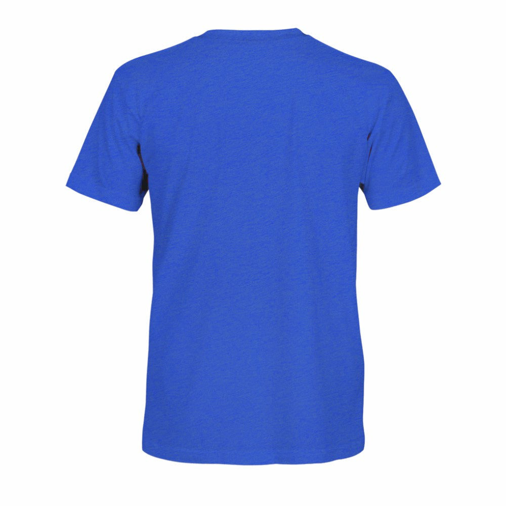 Real Madrid 1863FC Athletic Wordmark Vintage Tri-Blend T-Shirt -  Blue